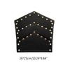 Vintage Renaissances Arm Guards Viking Arm Bracer Three-layer Rivet Faux Leather Arm Armors Costume Stage Props