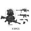 Figurine de acțiune cu mini cărămizi Forțele Speciale Navy Seals Soldați Moderni KSK SSO Blocuri de Construcție Jucării pentru Copii WM6147