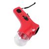 Pet Snack Launcher Thrower Plastic Multifunctional Handheld Dog Treat Feeder Pet Training Interactive Toy Red