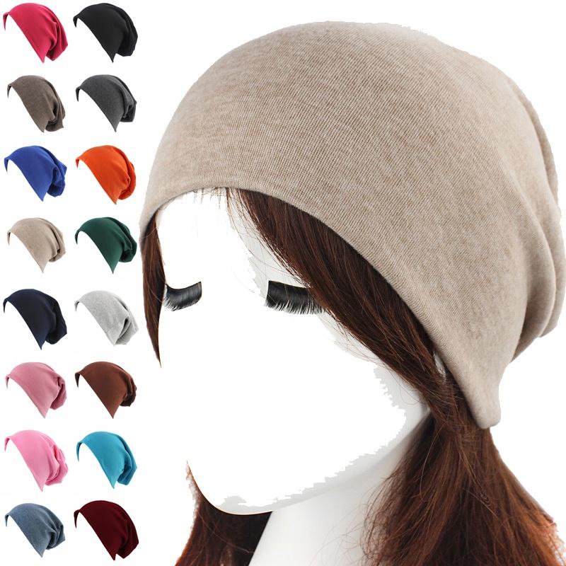 Women Mens Beanie Hat Oversized Slouch Winter Ski Hiphop Skull Knitted Hat Cap