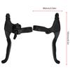A Pair Aluminium Alloy Left Right Brake Lever Handle for Bicycle Bike Cycling Equipment AccessoryWithout Bell