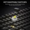 CORSAIR K65 Plus Wireless RGB Mechanical Gaming Keyboard Lubricated MLX Fusion Tactile Switches Sound Damping PBT Keycaps QWERTY NA Black 75% Hot-Swap
