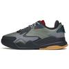 Retro Casual Shoes Green Gray Black Men 112148092R-3