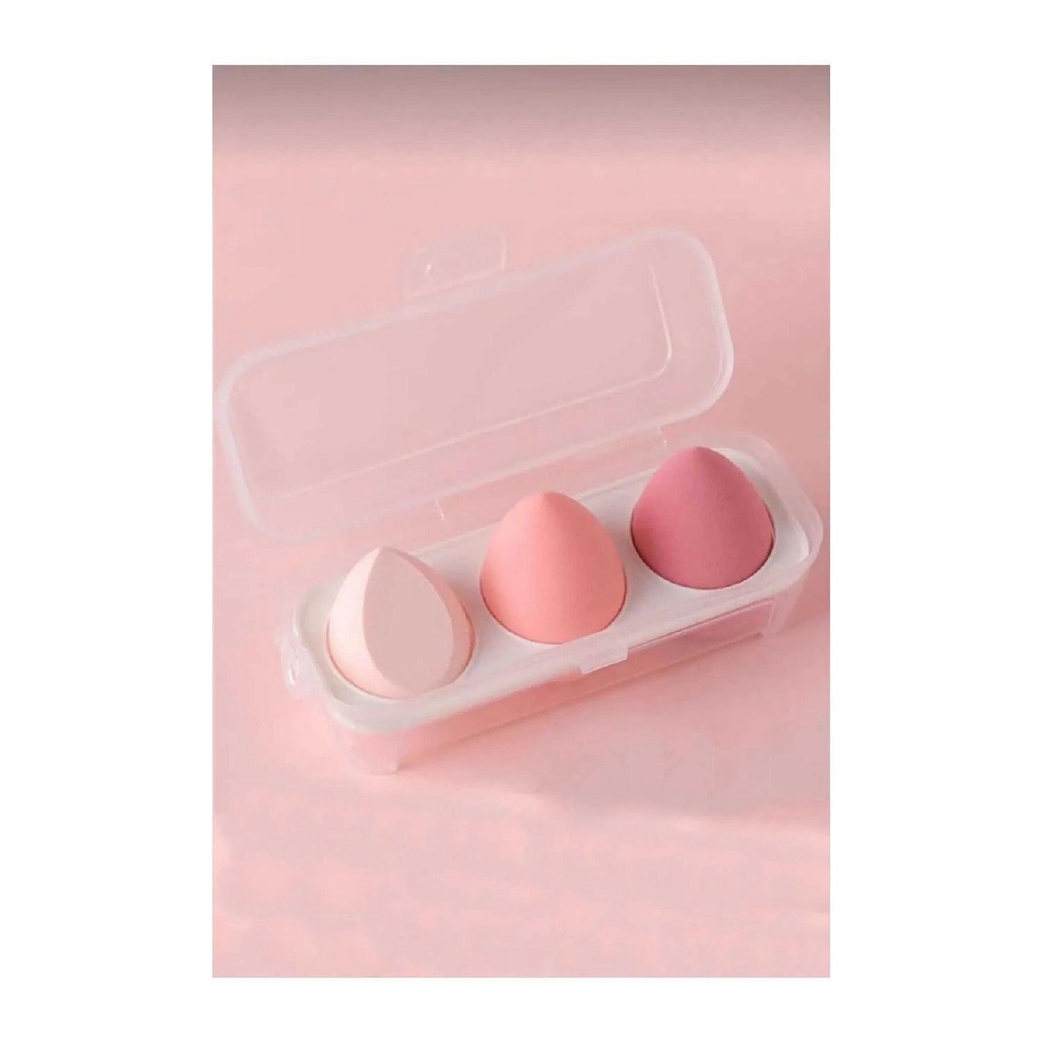 

3-piece Mixed Box Package Contents: 3-pack Boxed Make-up Spongemake-up Sponge Set