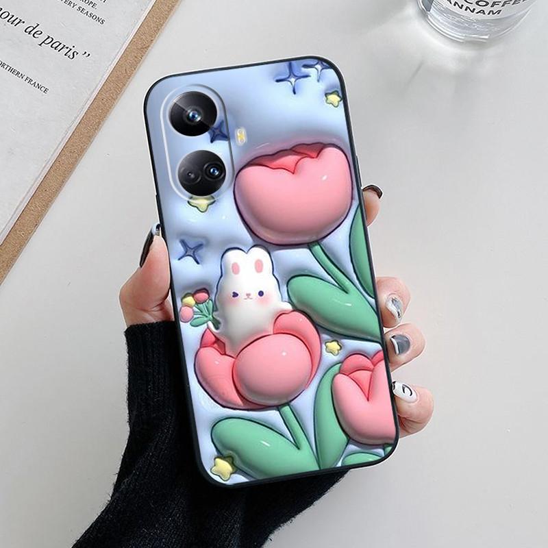 For Realme 10 Pro Plus 5G Case Soft Silicone Back Case for Realme 10 Pro + RMX3630 Phone Cover Realme10 4G Protective Shells