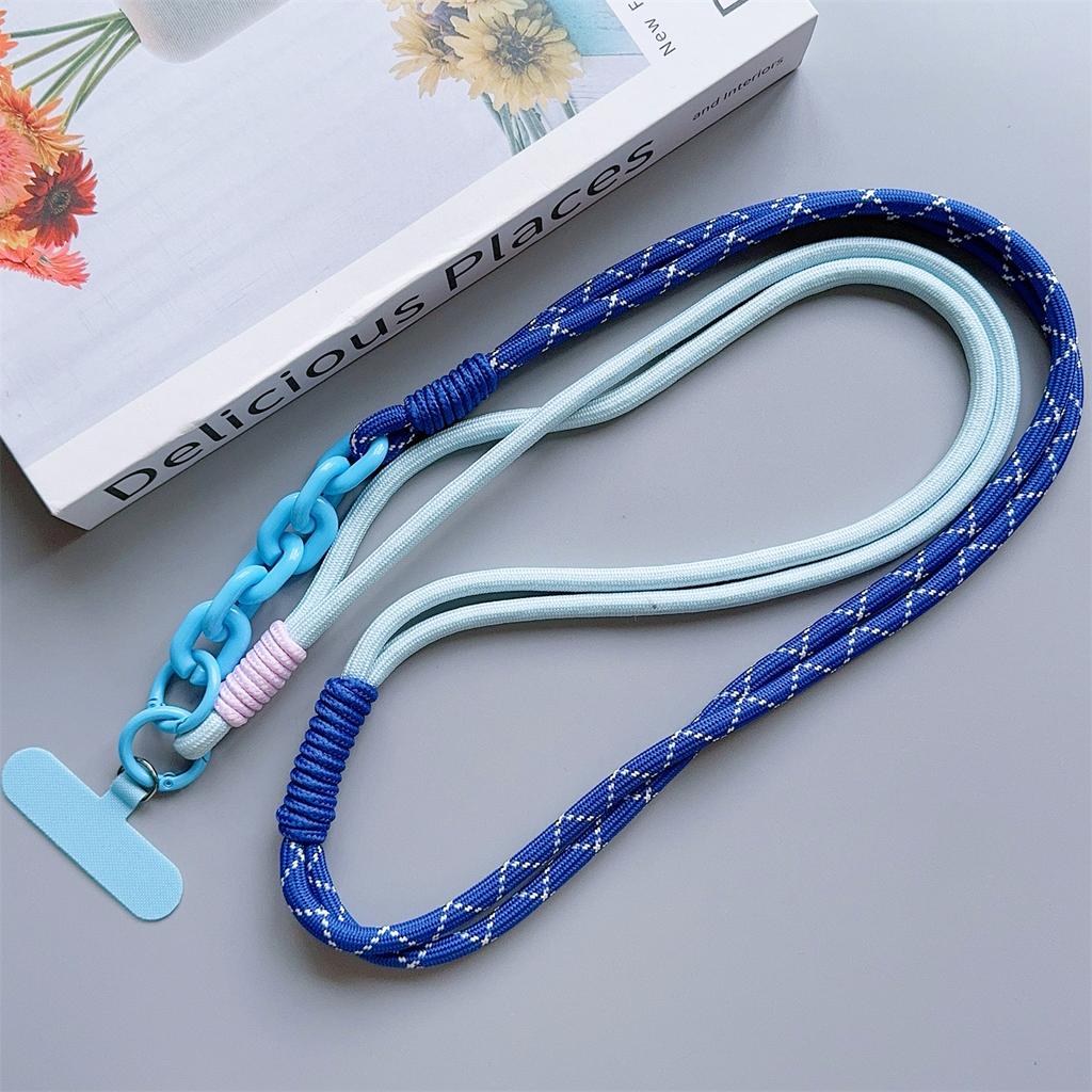Süßes Acryl-Handy-Lanyard Durchmesser Outdoor Universelle Hülle Crossbody Schulter Karten-Halsband-Kordelclip Aufhängen Anti-Verlust-Handgelenkband