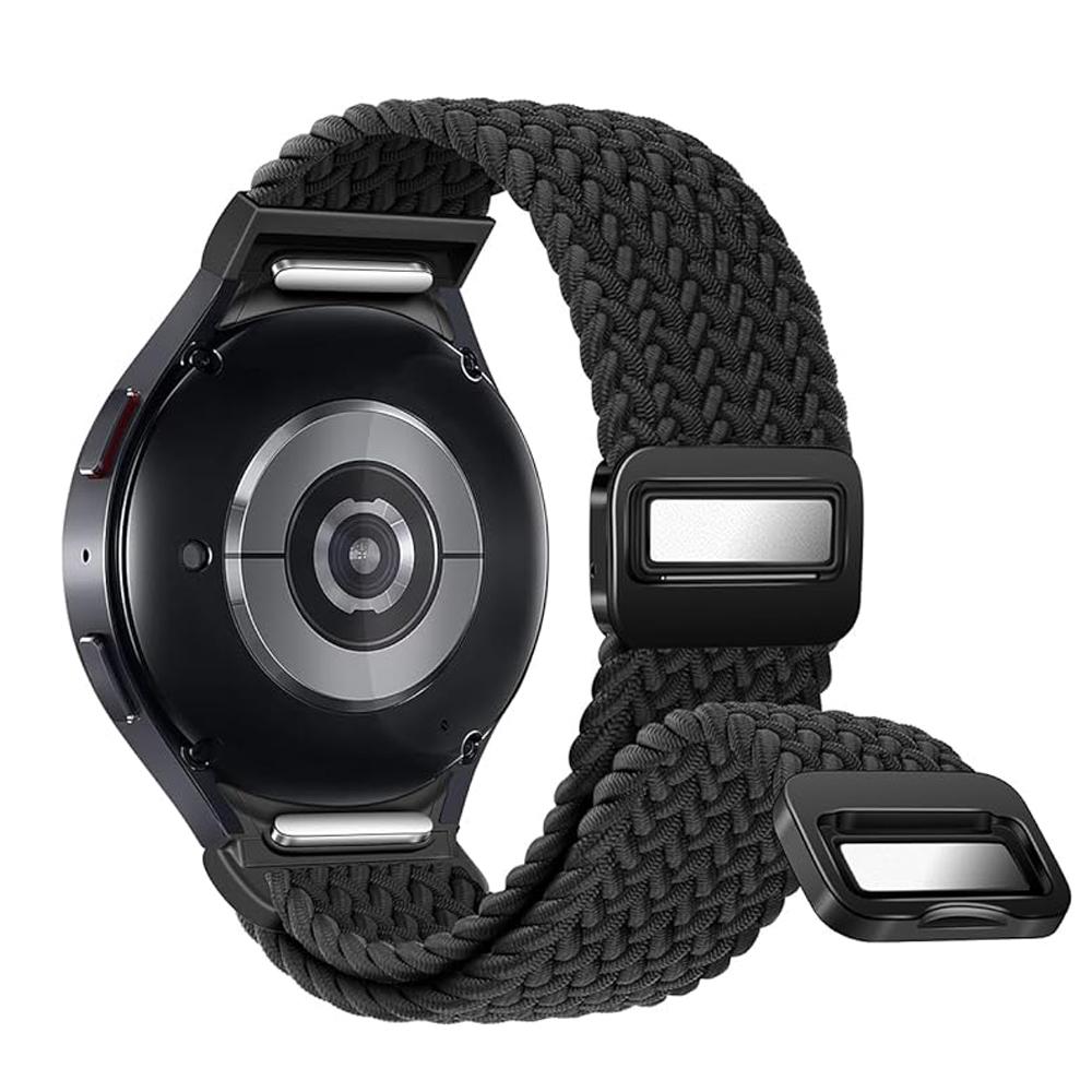 Magnetiskt Flätat Band För Samsung Galaxy Watch 7 6 4 classic/5 Pro/FE 44mm 40mm 45 46 47 mm armband correa Galaxy watch 7 Rem