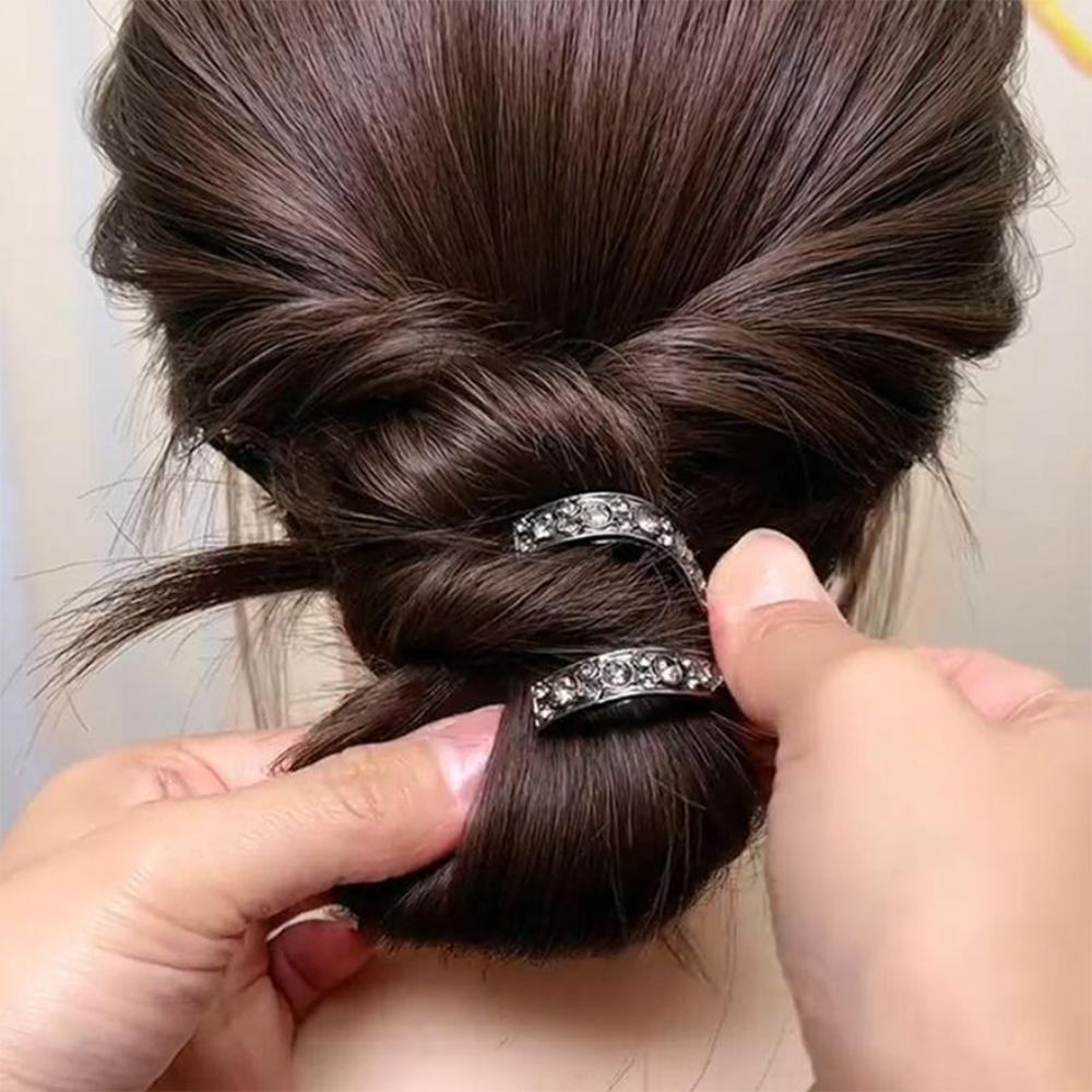 Neue Mini Strass Haarspangen Krabben Damen Haarklammer Klein Mode Koreanisch Metall Hoher Pferdeschwanz Haarnadeln Kopfschmuck Haarschmuck