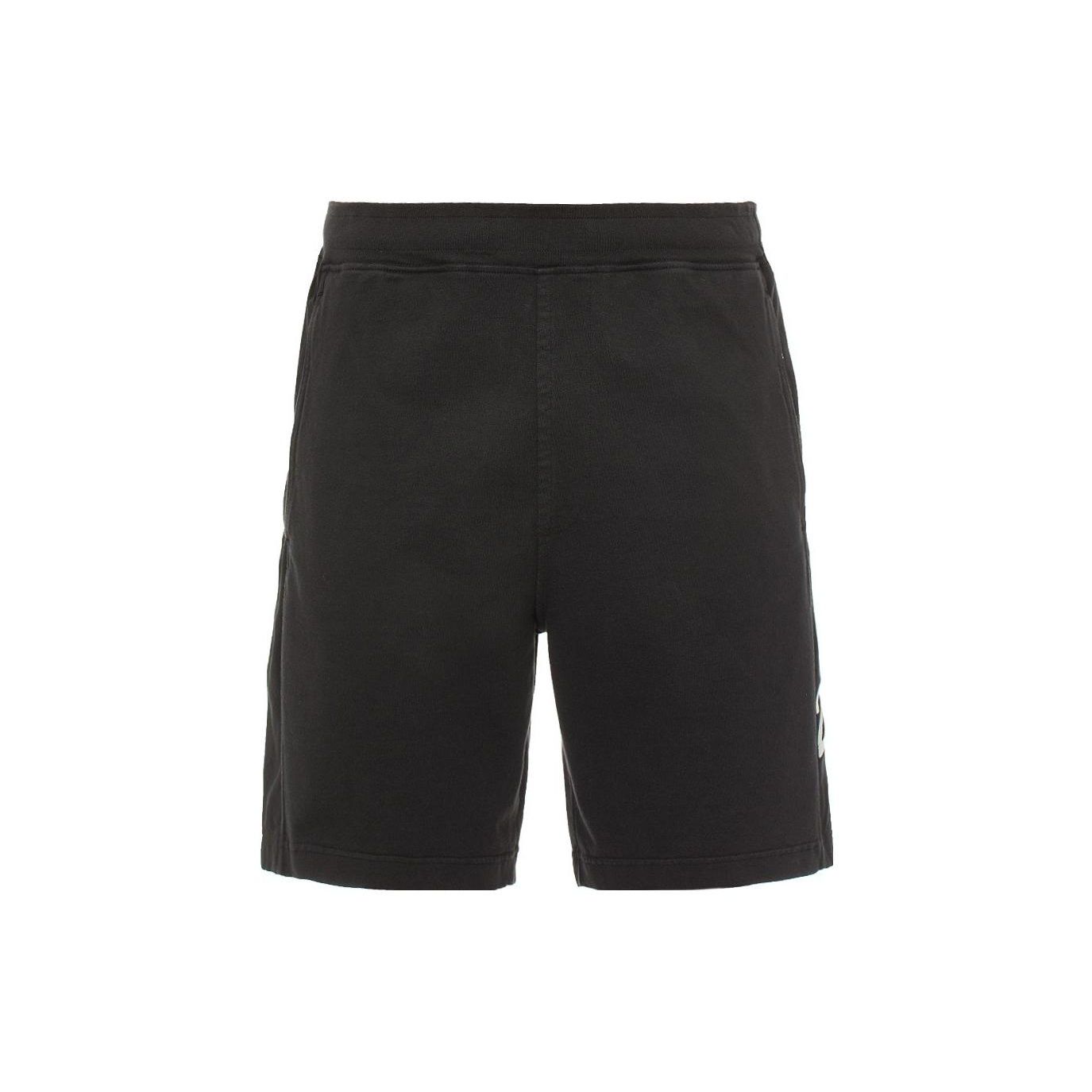 

STONE ISLAND Серия к 40-летию Однотонные спортивные шорты с цифровым логотипом и эластичной талией Мужские шорты Черный 7615654Q1-V0029 L