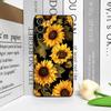 Etui na telefon z żywym wzorem słoneczników dla Huawei Mate 60 50 40 Pro Nova 13 12 10 SE 11 PRO P60 P50 P40 Pro Plus Miękkie etui