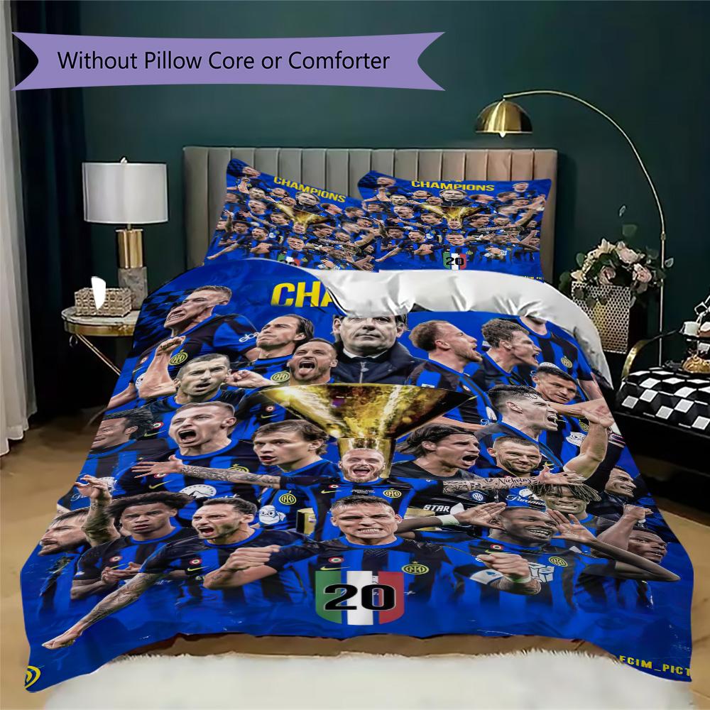 Famous F.C. Internazionale Milano football player Lautaro Martínez Home Decoration Soft Bedding Down Pillowcase Duvet Cover (without core) L12
