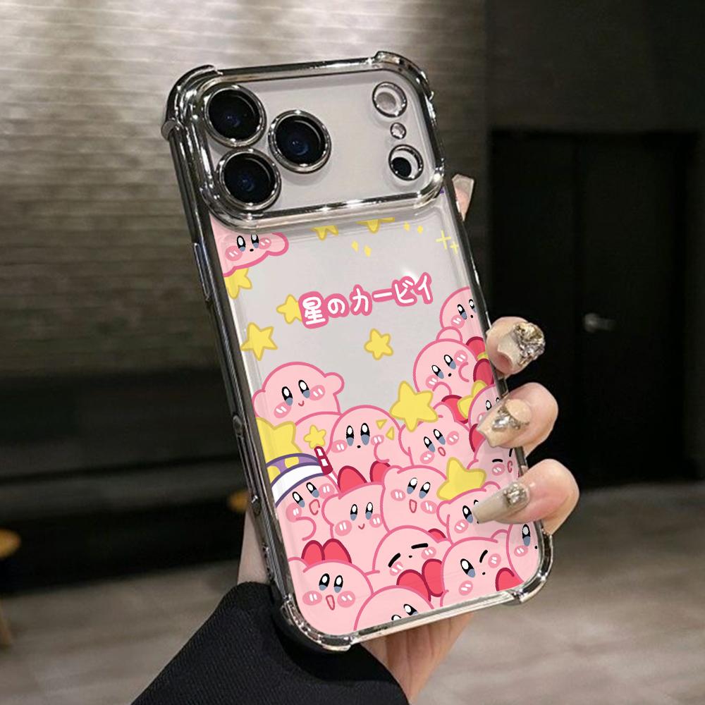 

Pink K-Kirbys Phone Case for Xiaomi Redmi Note 15 14 13 12 14C 13C 12C 10C Pro Plus 4G 5G Anti-drop Transparent Cover Redmi Note14 4G (Europe)