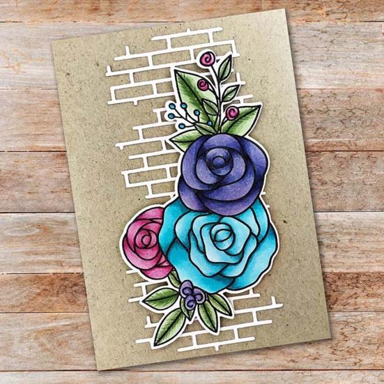 Mřížky na pozadí karty Scrapbooking Vyřezávací matrice Embossovací šablona Album Dekor