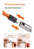 PD240W Keychain Braided Data Cable - 48V 5A Super Fast Charging for Apple & Huawei Devices.
