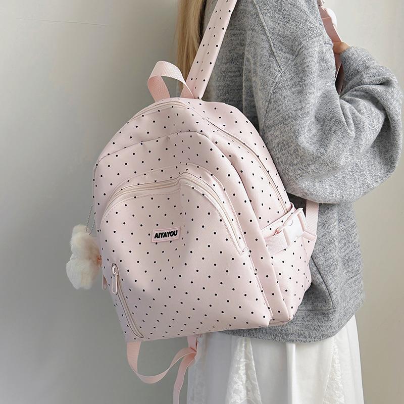 Schoolbag1011 spring new girls backpack high value cute large capacity versatile student casual backpack