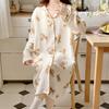 Pure Cotton Gauze Maternity Dress - Summer Nursing Nightgown for Hospital & Home, Plus Size, Women's Spring/Autumn Pregnancy Pajamas.