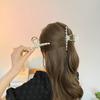 Snowflake Stone Flower Grab Clip Hair Grab Shark Clip Hairpin Hair Accessories Temperament Hairpin Hair Disc On the Back of the Head