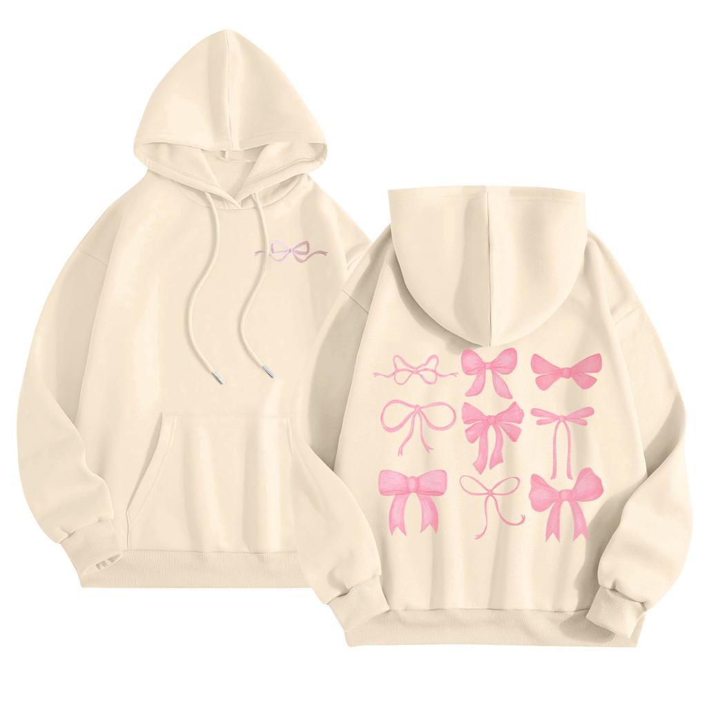 Women's Round Neck Printed Tops Cotton Casual Fashion Long Sleeve Pullover Top Blouse