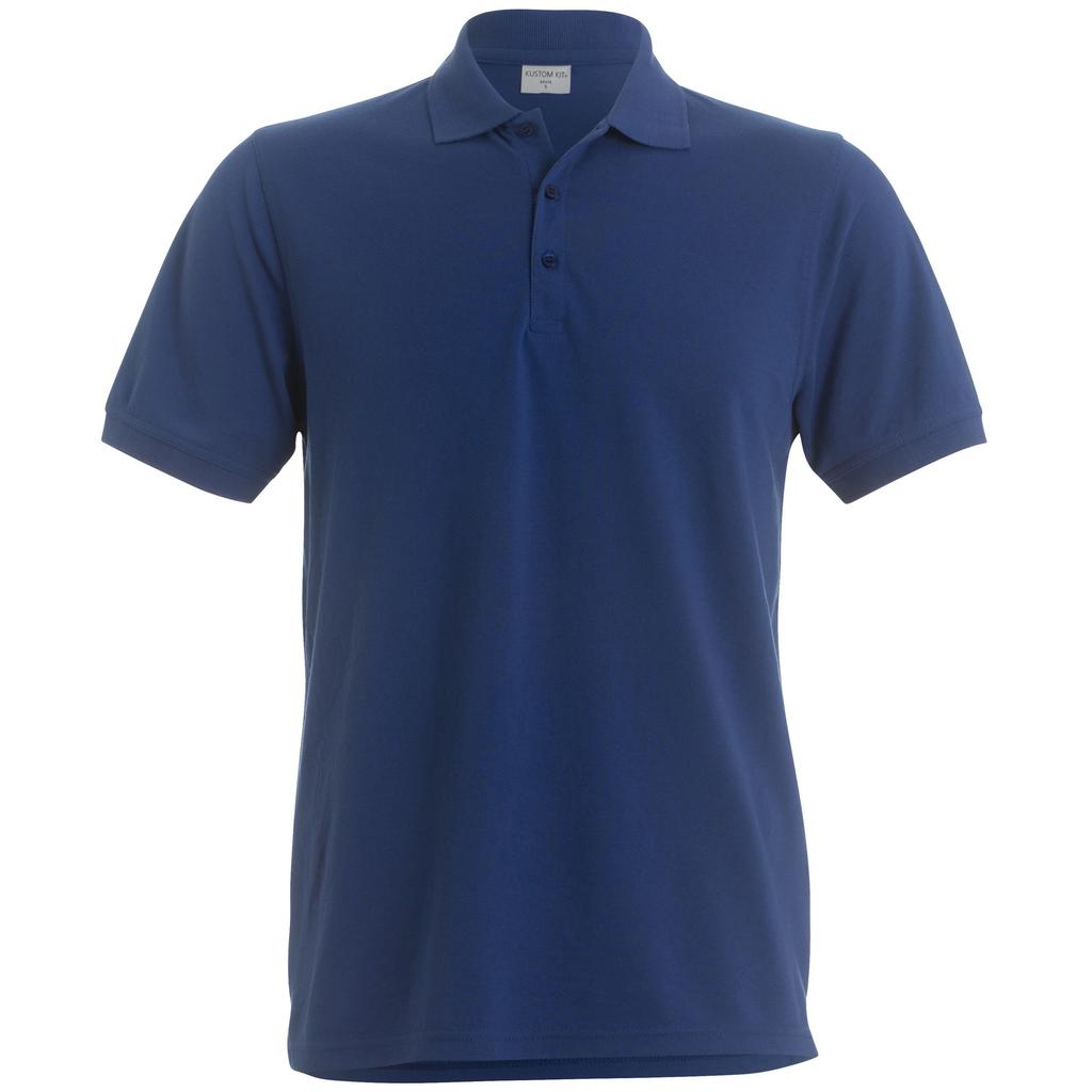 Kustom Kit Mens Klassic Heavyweight Slim Fit Polo