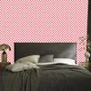 Checkerboard Wallpaper Coral, Subtle Detail for Living Room and Bedroom 50x1000