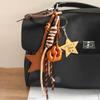 Multipurpose Star Shaped Bag Charm Displaying Animal Print And Strong PU Bags Pendant Fahsion Key Accessories