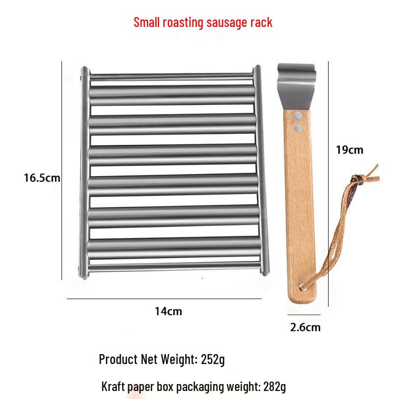 

ZISIZ Detachable Rolling BBQ Hot Dog Grill