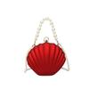 Evening Bags for Women   Transparent Shell Bag Clutch Box Handbags Pearl Chain Crossbody Bag Acrylic Purse Shoulder Bag