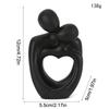 Romantic Love Sculpture Resin Figurine Ornament Creative Abstract Couple Statue For Wedding Party Table Home Decoration