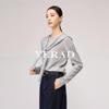 Women's Loose Fit Layered Shawl Knit Sweater