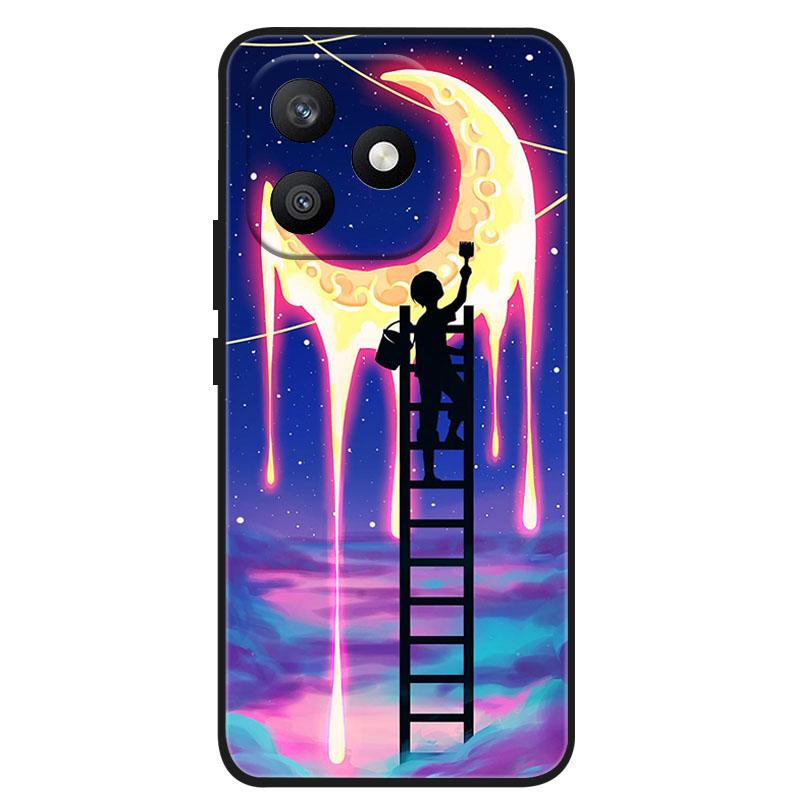 For Honor X8D Case Fashion Animal Painted Silicone Phone Back Cover For Honor X8d 4G 2026 Cases Soft TPU Shockproof Bumper Funda