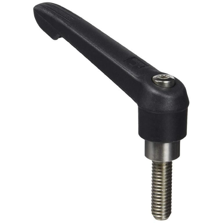 Kipp 06611-3A41X30 Fiberglass Reinforced Plastic/Steel Adjustable Handle, 3/8-16  External Thread,  Novo-Grip  Style, Stainless Components, Inch, 30