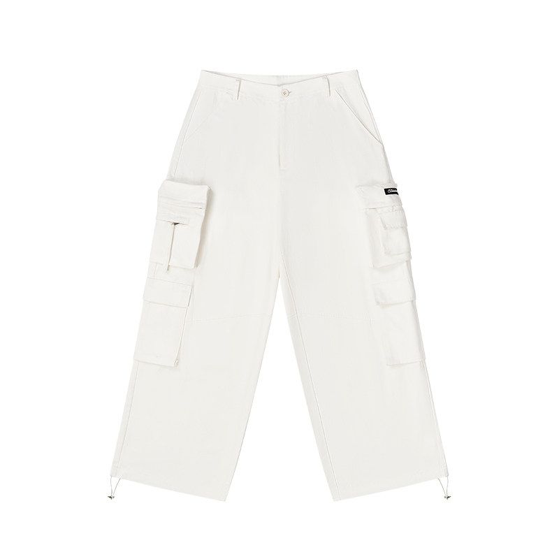 

[Ten Qin Tian Zhao Yibo] Harshandcruel Cleanfit American Multi-Pocket Workwear Paratrooper Pants White XL