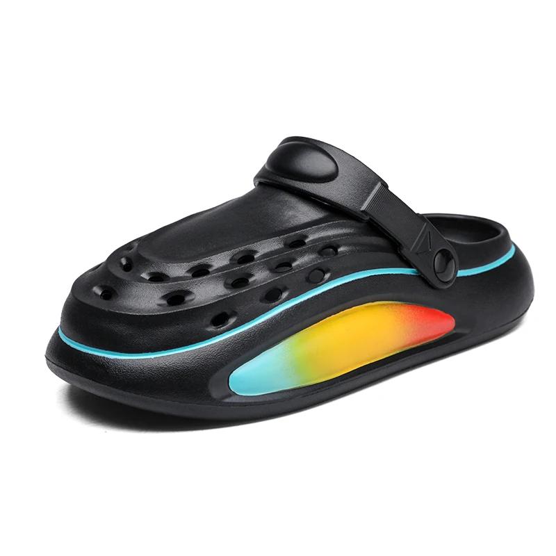 

Summer Sandals for Men 2024 Summer Men Slipper Shoes Casual Sports Sneaker Outdoor Beach Sandals Water Slipper for Men Sandals F 38-39 чёрный