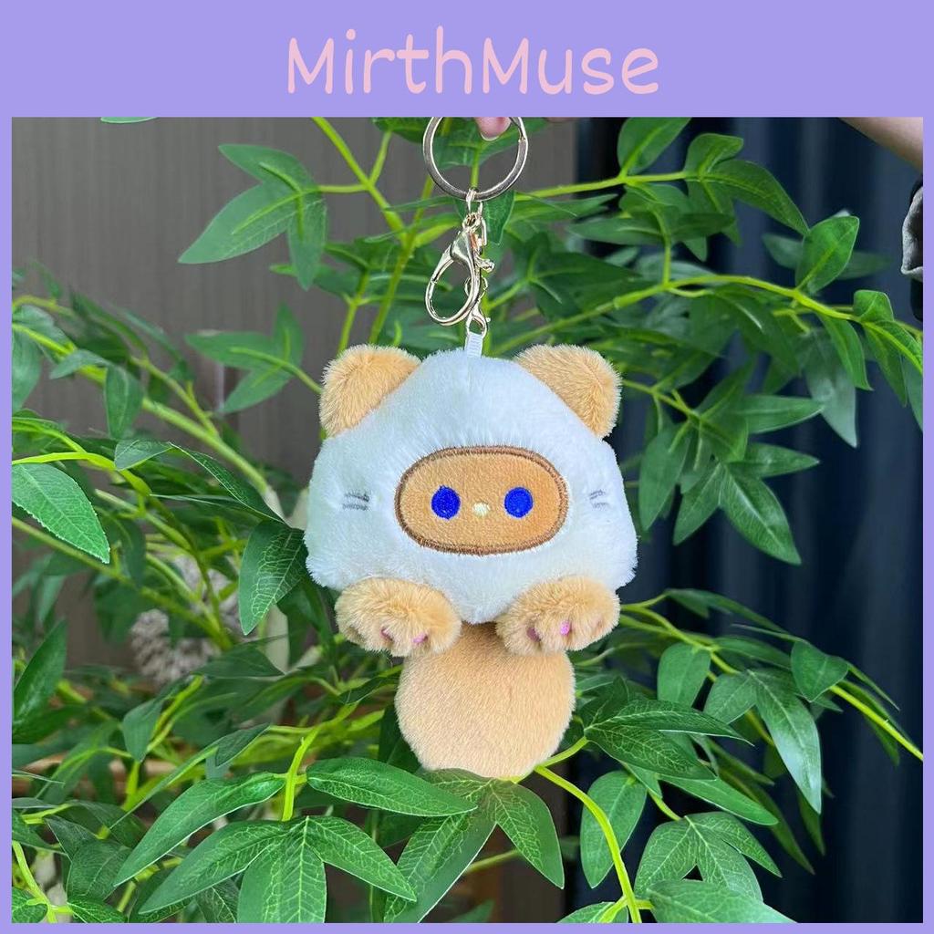 Adorable Plush Cat Doll With Squeaky Sound Perfect For Keychains And Bag Charms