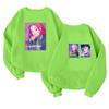 Children's Fashionable Lightweight Long-sleeved Round Neck Pullover With Pockets Printed Pullover
