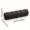 Single Watch Storage Box Portable, Zipper Travel Case for Wristwatches, Dustproof Hard Shell Protective Container & Organizer