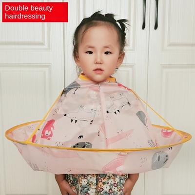 Children's Hairdressing Cloths Folding Cape Cloths Hairdressing Parlors Hairdressing Cape Non-stick Polyester Tuff Cape
