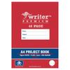 Writer Premium Plain & Ruled Project Book 8mm A4