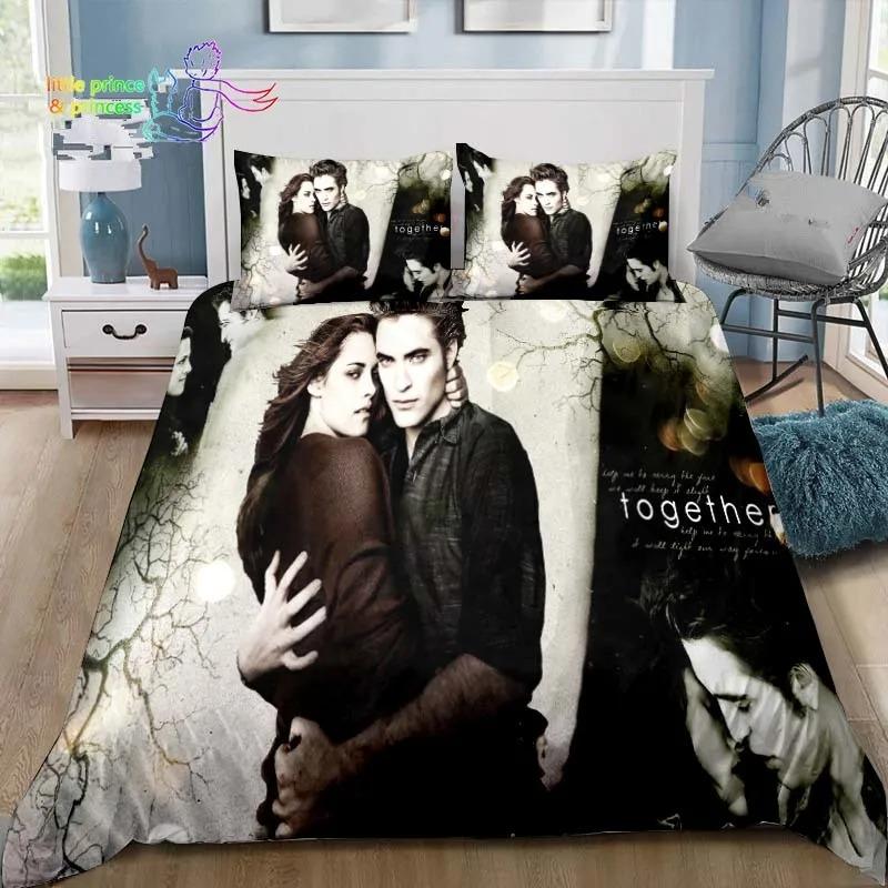 3D The Twilight Saga Hd Printed Comfortable Duvet Quilt Cover Pillowcase Bedding Set Children Bedroom Decoration Home Textile