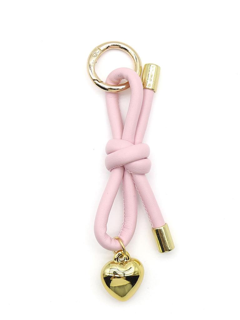 INS-Stil Gewebtes Lederseil Schlüsselanhänger & Schleifen-Taschenanhänger Lanyard