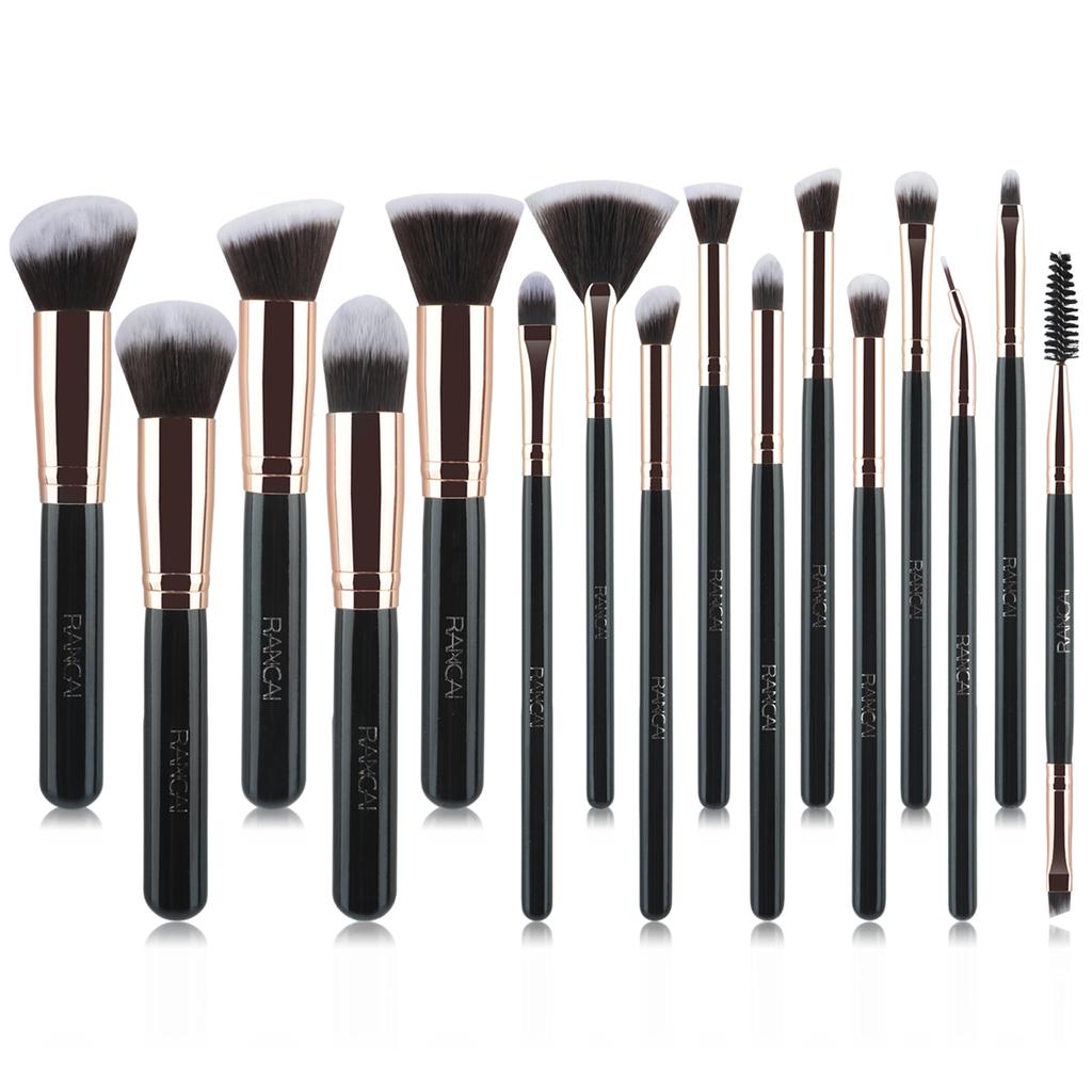 16 PCS Makeup Brushes Professional Cosmetic Powder Eye Shadow Foundation Blush Blending Beauty Tool For Women