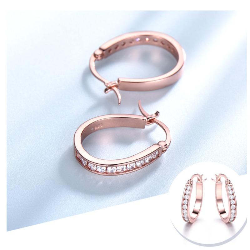 Gica Gema New Jewelry S925 Sterling Silve Personalized Classic Stud Earrings For Women Fine High Grade Jewelry Gift To Valentine's