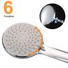 Electroplating 6 Functions Pressurized Shower Hd Hand Shower Bathroom Accessories