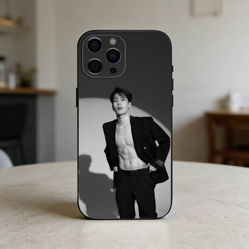J-Jackson Wang Phone Case For iPhone 17,16,15,14,13,12,11 Plus,Pro Max,SE4Soft Silicone Black Cover