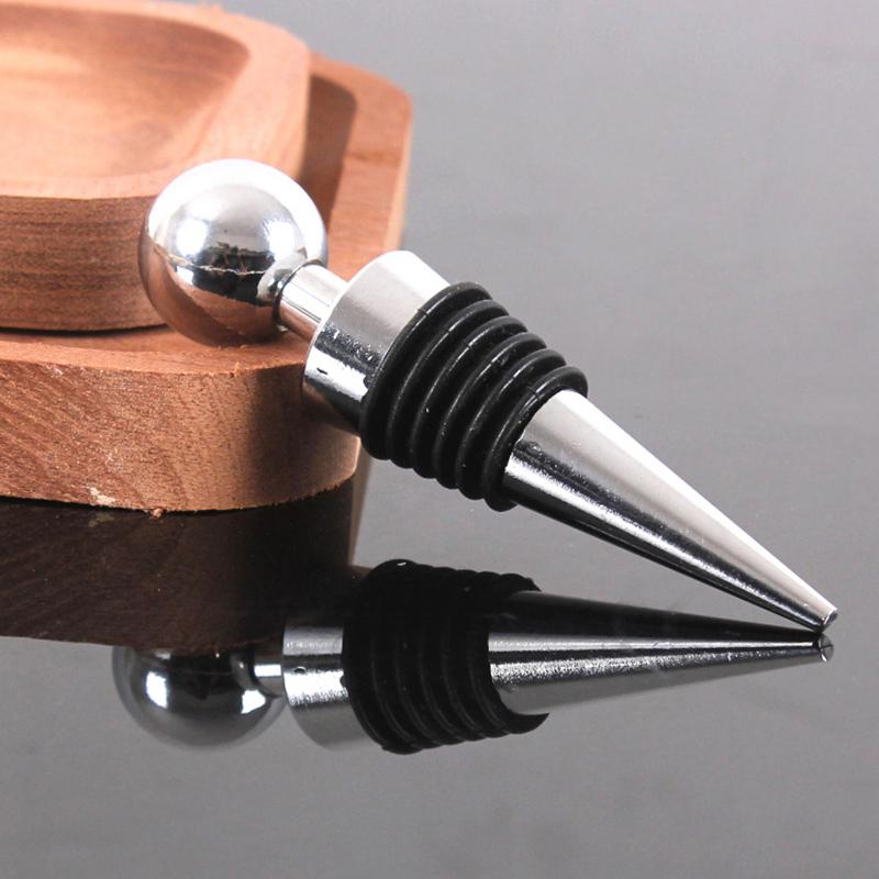 1/3pcs Alluminum Alloy Wine Stopper,Reusable Rubber Beverage Bottle Stoppers,Vacuum Sealed Bottle Cap,Wine Gifts Bar Tools