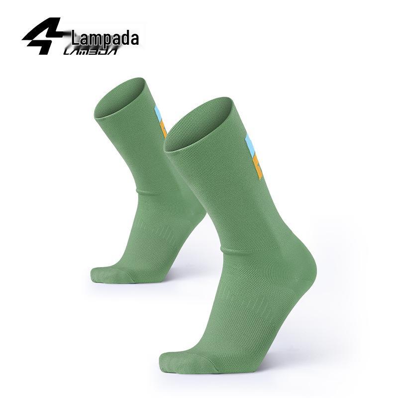 

Носки до середины икры для велоспорта и бега Lampaida - Унисекс, Дышащие, Высокоэластичные, Влагоотводящие One Size зелёный