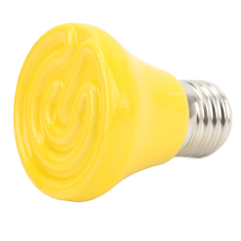 Ceramic Reptile Heat Lamp Bulb Mini Infrared Heat Ceramic Amphibian Heating Lamp for Lizards