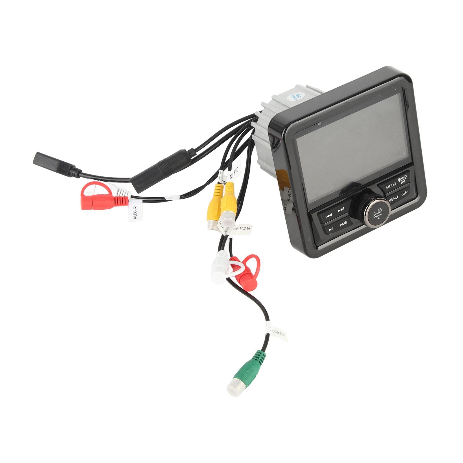 

Морское радио для лодки Автомагнитола Ресивер Bluetooth MP3 MP5 Медиаплеер Водонепроницаемый Беспроводной Музыка без потерь для Яхт Транспортных средств