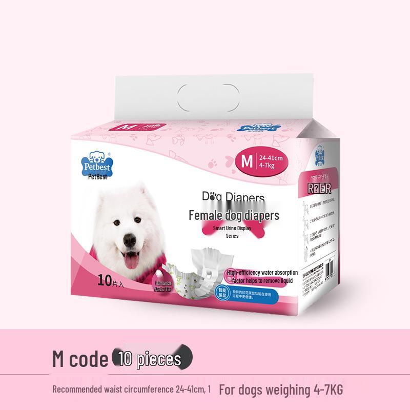Disposable Male Dog Diapers for Teddy, Bichon Frise, and More - Pet Sanitary Underwear