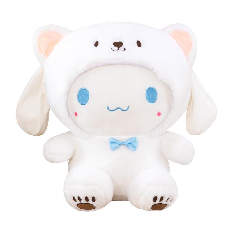 Super Soft Plush White Bear Toy With Transforming Feature For All Ages Ideal Gift For Girls, Boys, And Couples